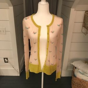 Anthropologie Sheer Cardigan